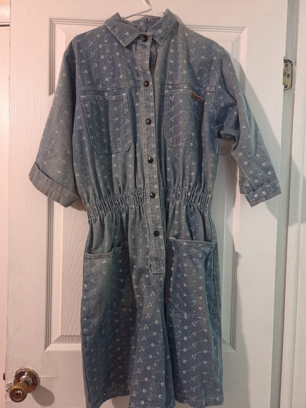 Vintage Denim Women's Jumper Dress